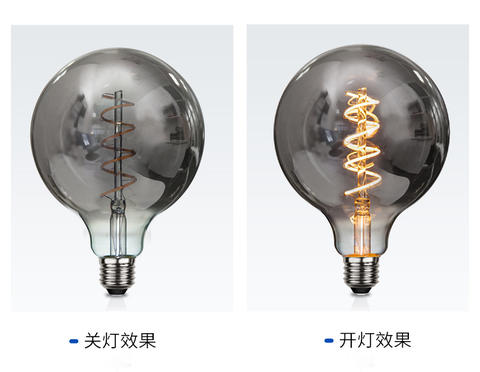 G95 Filament LED Bulb 2–8W